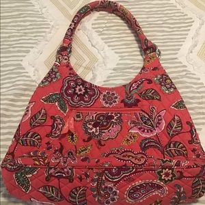 Vera Bradley Large Coral Floral Tote